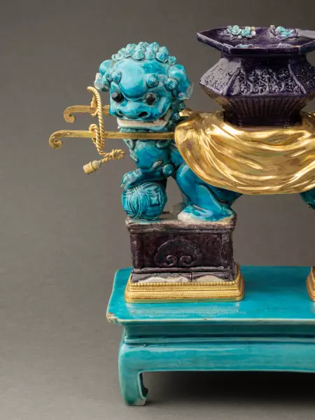 Palanquin aux chiens de Fö, Paris vers 1780-1790