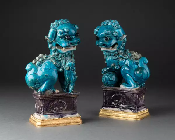 Palanquin aux chiens de Fö, Paris vers 1780-1790
