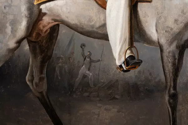 Le duc d’Orléans devant l’hôtel de ville de Paris, le 31 juillet 1830 par Eugène Devéria