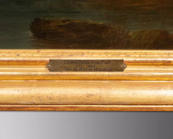 Vue du port de Marseille par Jean-Etienne Constant (1777-1833