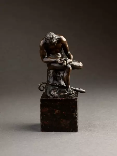 Le tireur d’épine, bronze à patine brune, Florence XVII ème siècle