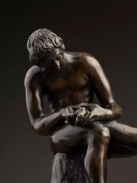 Le tireur d’épine, bronze à patine brune, Florence XVII ème siècle