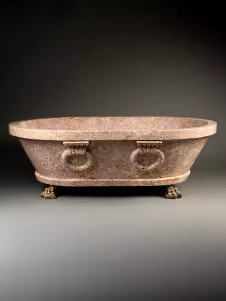 Jardinière en marbre brocatelle, Rome vers 1800
