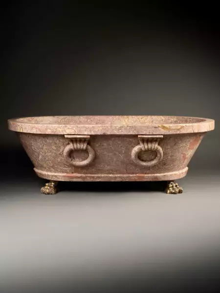 Jardinière en marbre brocatelle, Rome vers 1800