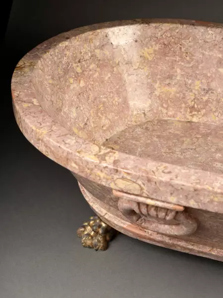 Jardinière en marbre brocatelle, Rome vers 1800
