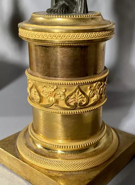 Garniture aux cariatides étrusques, Paris, époque Révolutionnaire vers 1793
