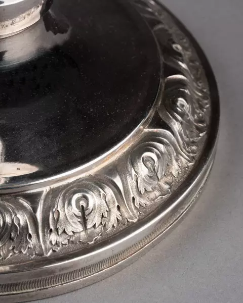 Paire de candélabres en argent, Paris époque Louis XVI