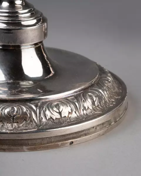 Paire de candélabres en argent, Paris époque Louis XVI