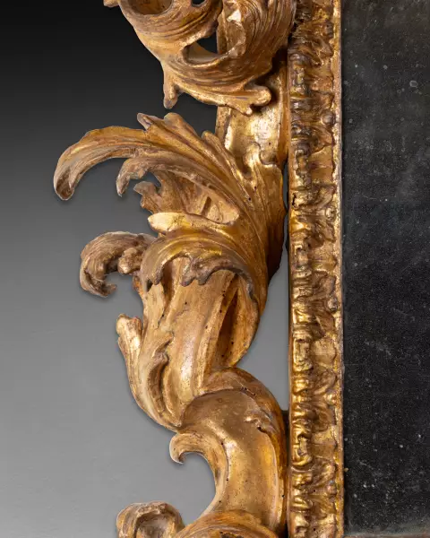 Miroir rocaille attribuable à Filippo Passarini, Rome vers 1680