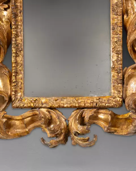 Miroir rocaille attribuable à Filippo Passarini, Rome vers 1680