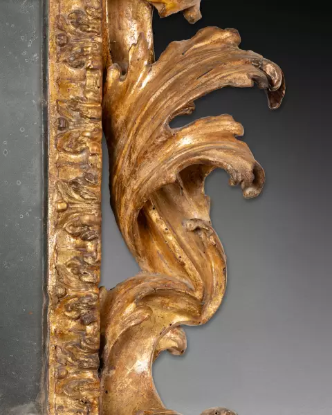 Miroir rocaille attribuable à Filippo Passarini, Rome vers 1680