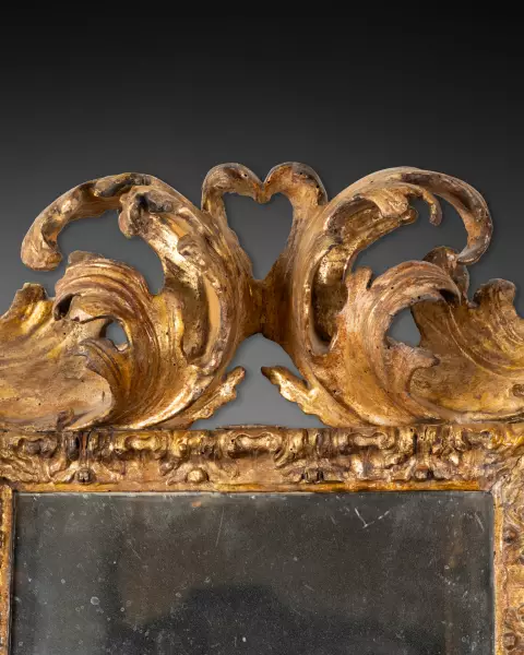 Miroir rocaille attribuable à Filippo Passarini, Rome vers 1680