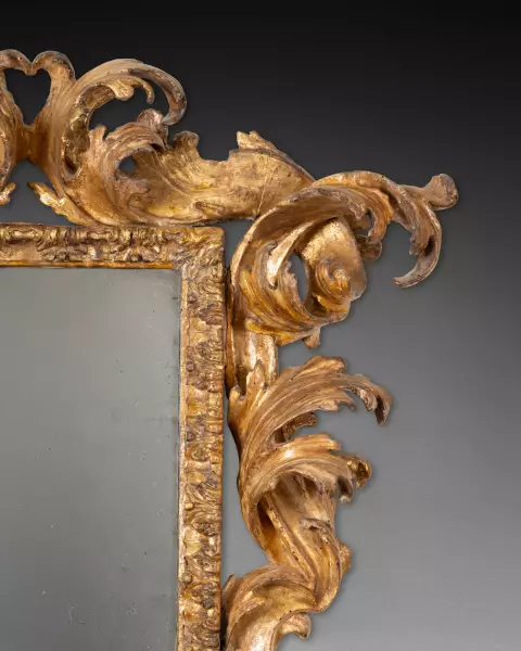 Miroir rocaille attribuable à Filippo Passarini, Rome vers 1680
