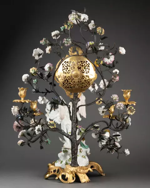 Pendule - candélabre au Temps, Paris vers 1760