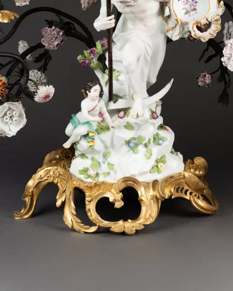 Pendule - candélabre au Temps, Paris vers 1760