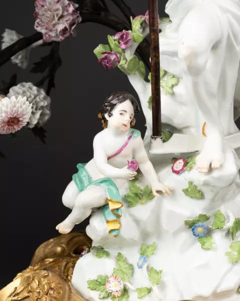 Pendule - candélabre au Temps, Paris vers 1760