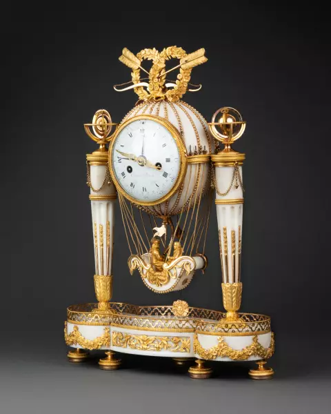Pendule à la montgolfière, Paris vers 1785