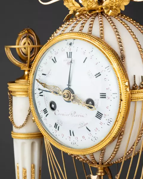 Pendule à la montgolfière, Paris vers 1785