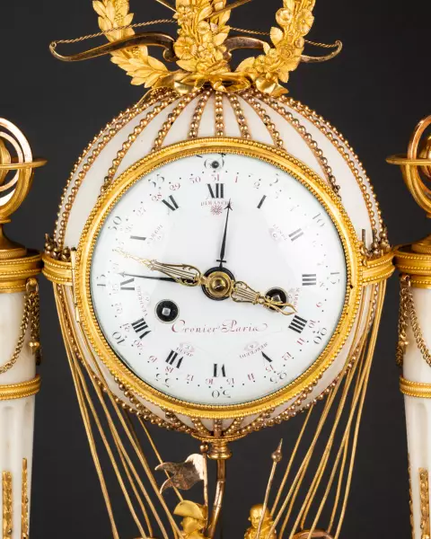 Pendule à la montgolfière, Paris vers 1785