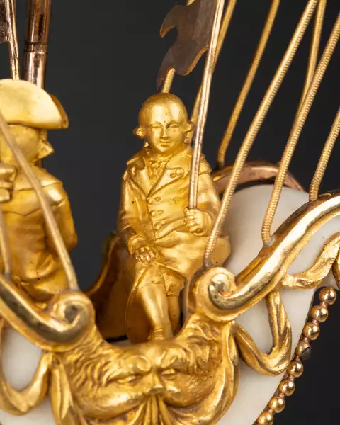 Pendule à la montgolfière, Paris vers 1785