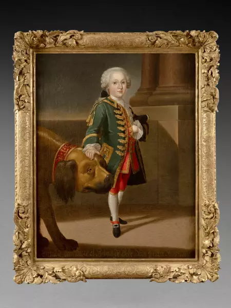 Portrait du nain Nicolas Ferry, dit bébé, attribuable à Jean Girardet