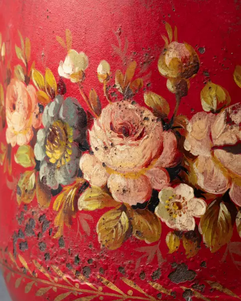 Rafraichissoir monté en composition florale, Paris époque Louis XVI