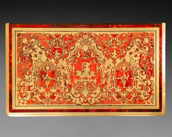 Commode en marqueterie Boulle par N.Sageot, Paris époque Louis XIV