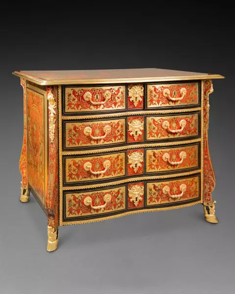 Commode en marqueterie Boulle par N.Sageot, Paris époque Louis XIV