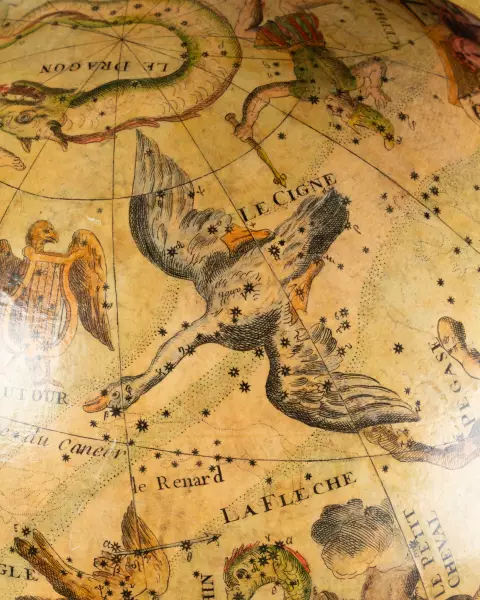 Paire de globes terrestre et céleste par L.C. Desnos, Paris vers 1750