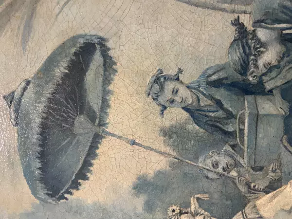 Le jardin chinois et la foire chinoise d’après F. Boucher, XVIIIe siècle