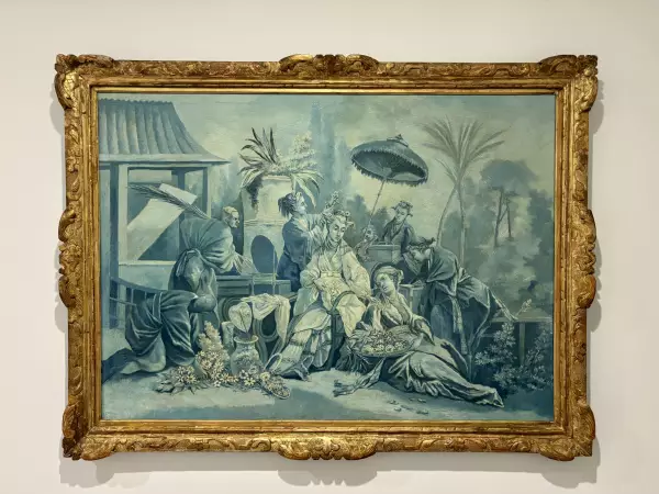 Le jardin chinois et la foire chinoise d’après F. Boucher, XVIIIe siècle