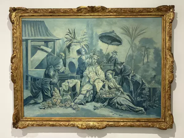 Le jardin chinois et la foire chinoise d’après F. Boucher, XVIIIe siècle