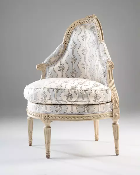 Paire de bergères d’angle par J.B Sené, Paris ép Louis XVI