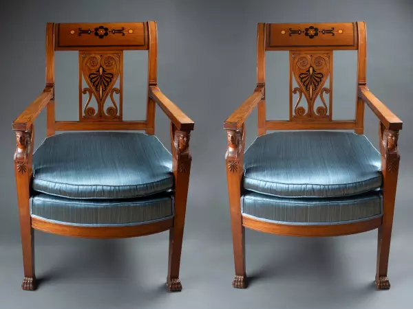 Paire de fauteuils par Jacob frères, Paris vers 1800