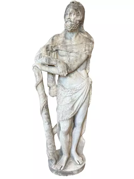 Hercule au repos, marbre de carrare XVIIIe siècle